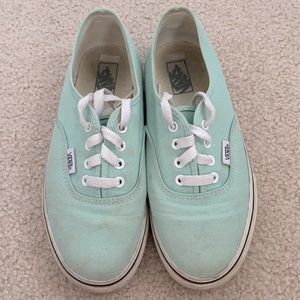 Kids light green vans